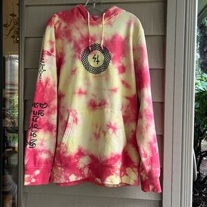 Lurking Class Tie-Dye Hoodie Sweatshirt with Graphic Print super soft